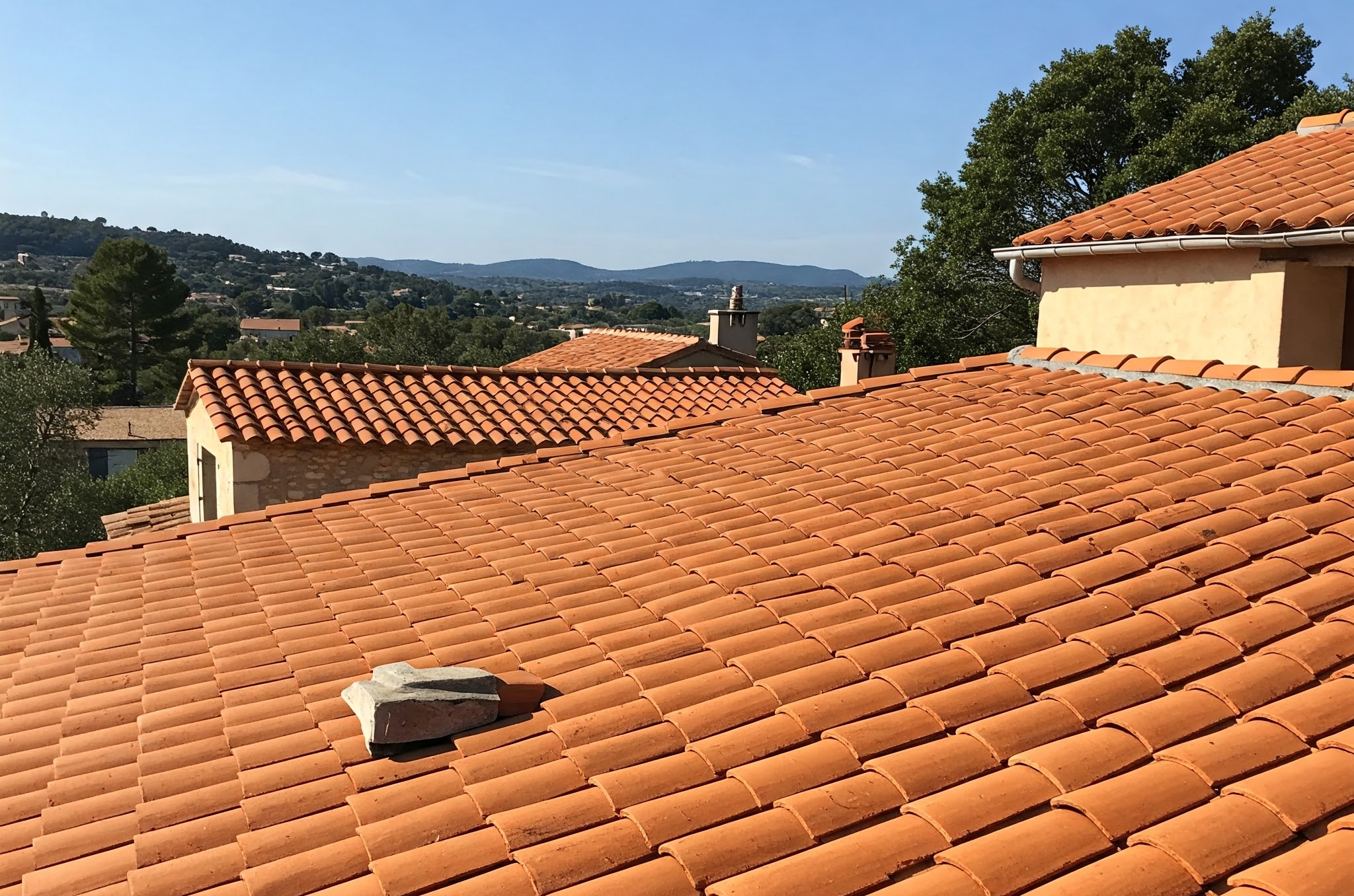 Photo tuile neuve après rénovation