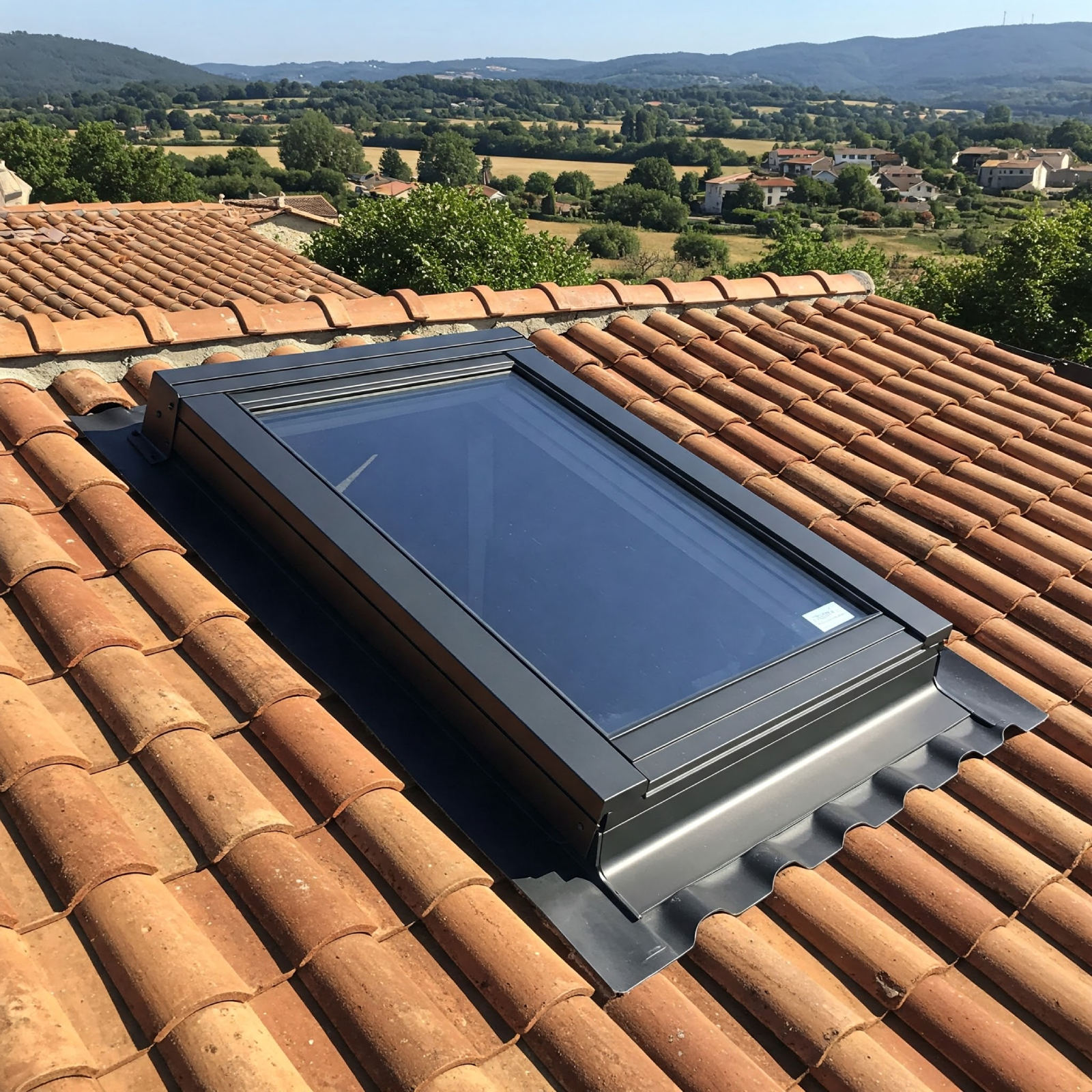 Pose velux de toiture